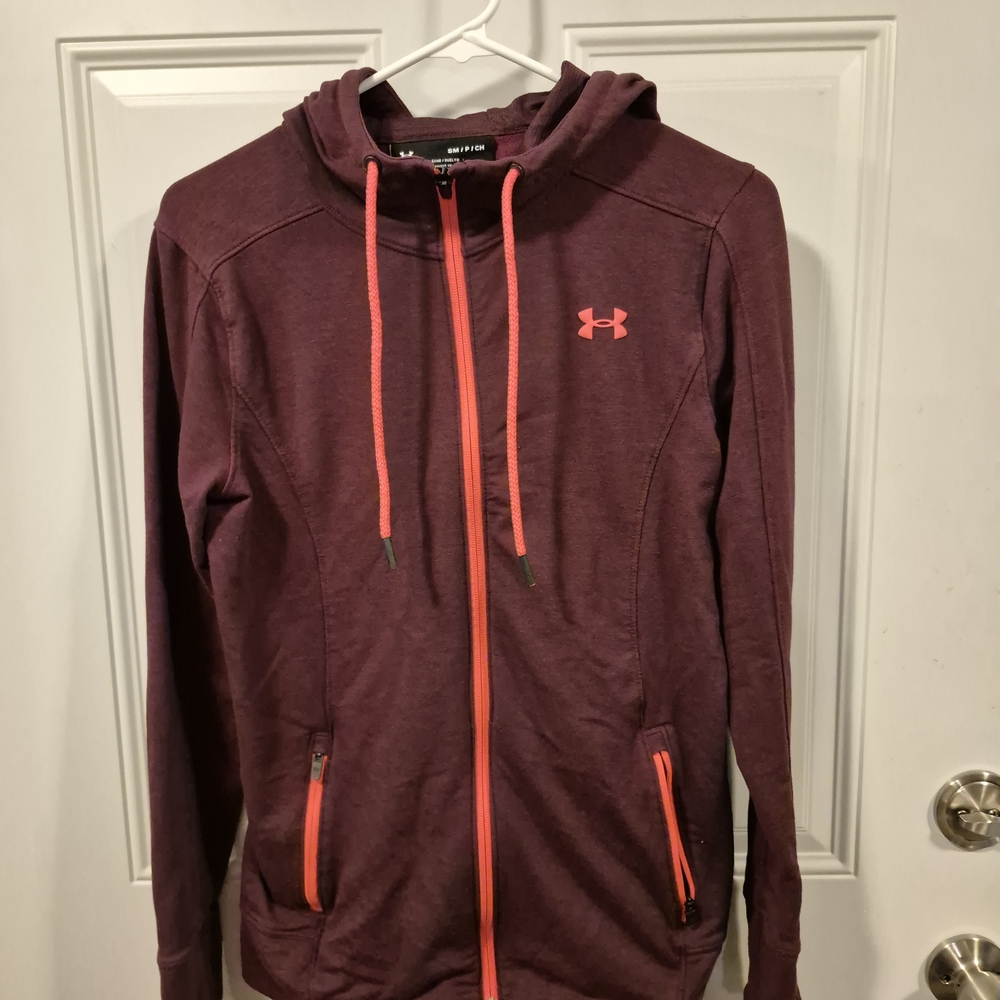 Under Armour Women's Maroon Hoodie Jacket